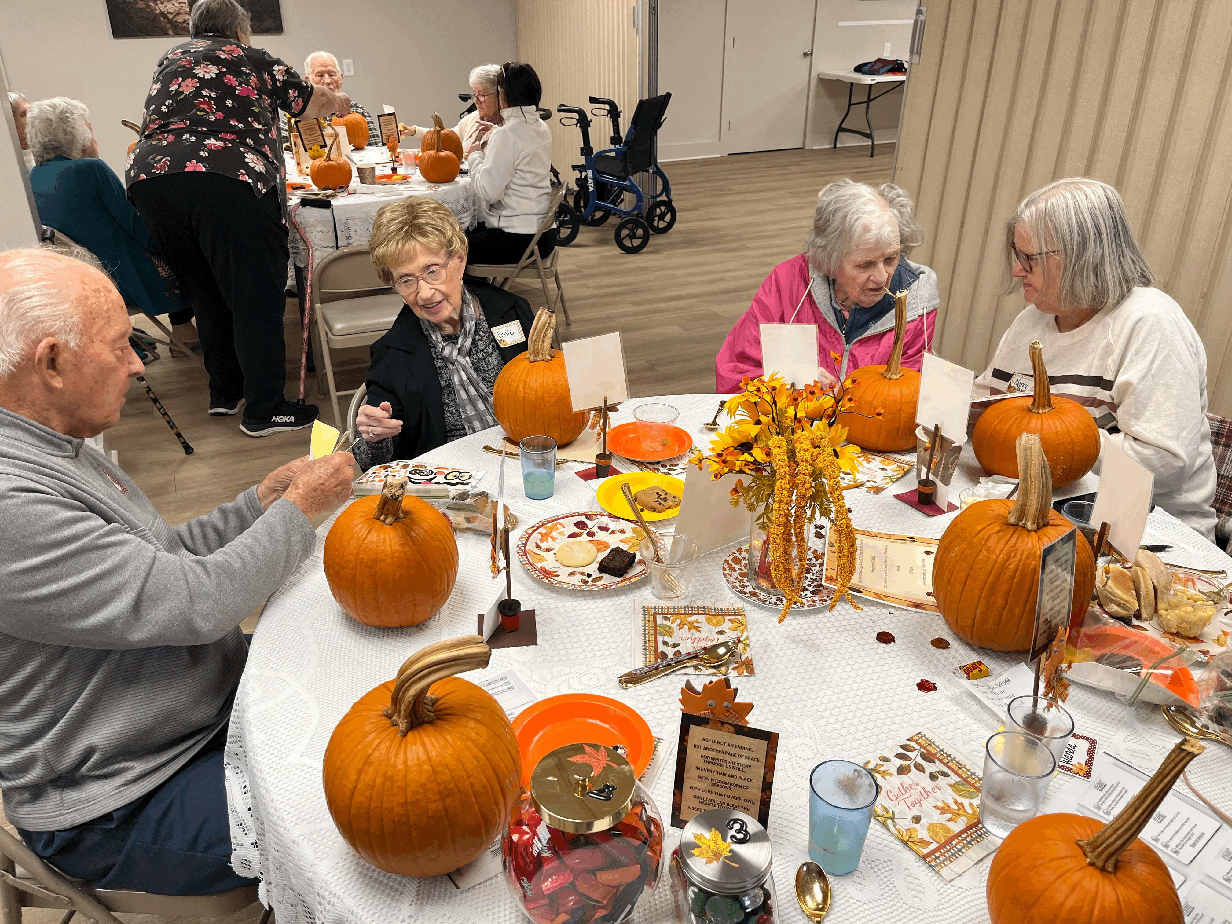 Highlights from Our 85 & Up Friends & Fellowship Fall Gathering