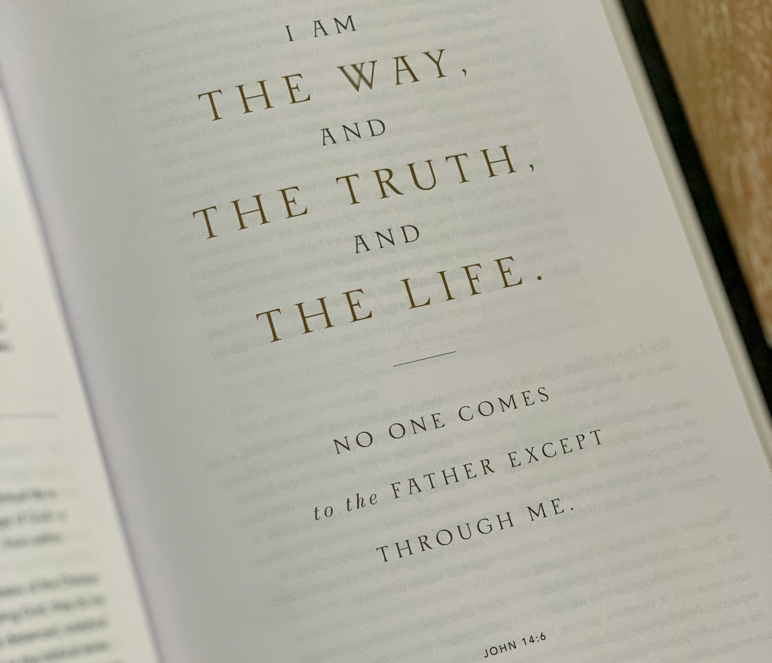Sunday Service (Consider how Jesus, the Christ, is The Way, The Truth, The Life)